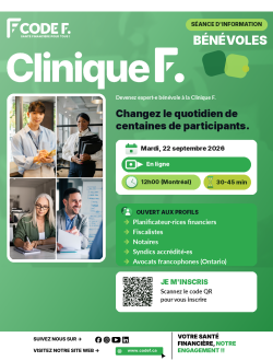 Séance d’information – Devenir professionnel·le bénévole à la Clinique F